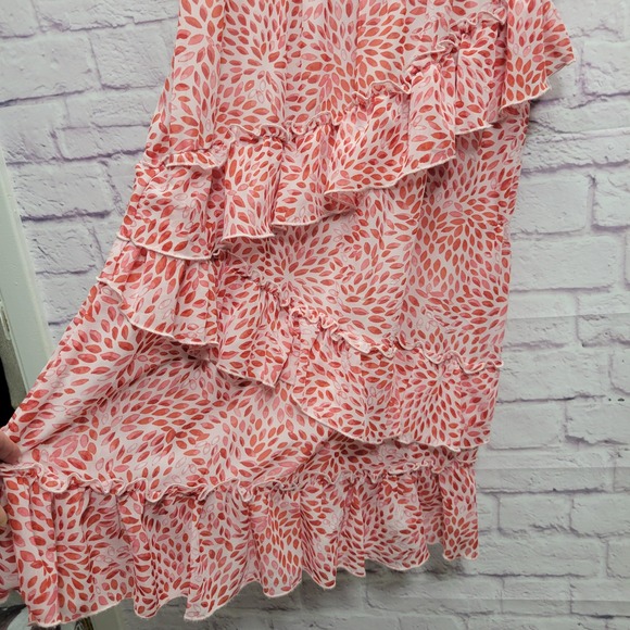 NEW Kate and Lily Sleeveless Ruffle Dress‎ Size 8 Chiffon Lined Boho Cottage - Picture 4 of 7